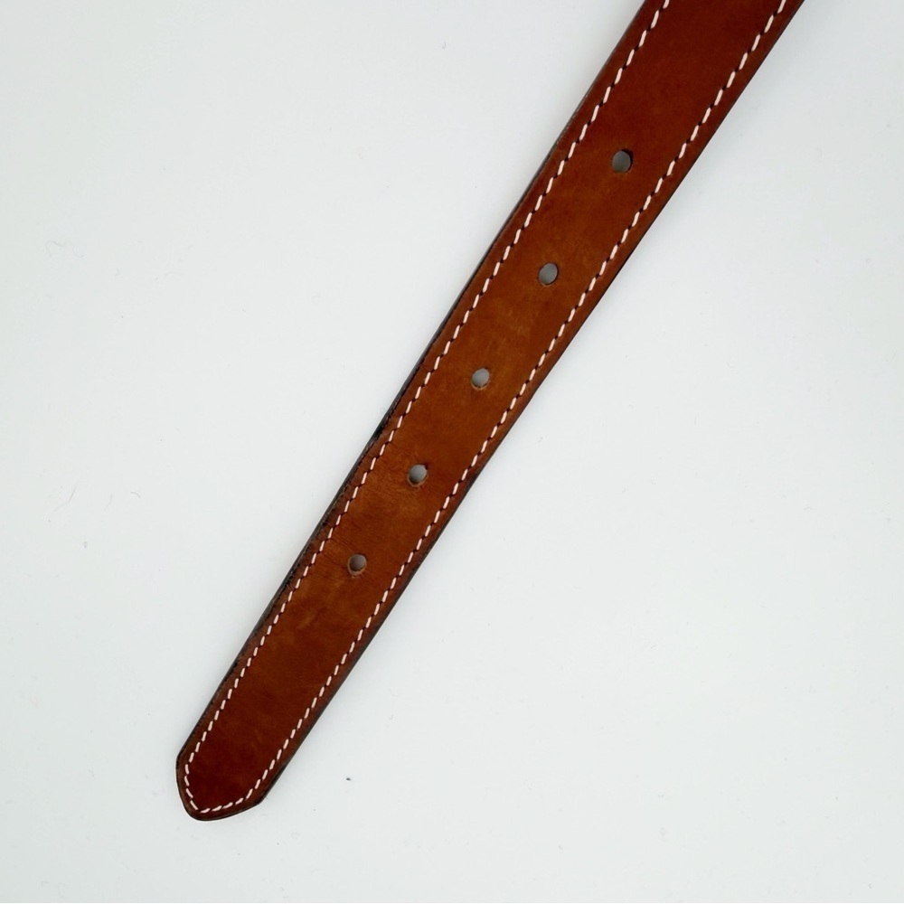 Just Campagne Paris Belt 25 Half Round Buckle Silver - Picture 5 of 8